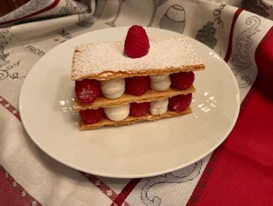 Simple Raspberry Napoleon